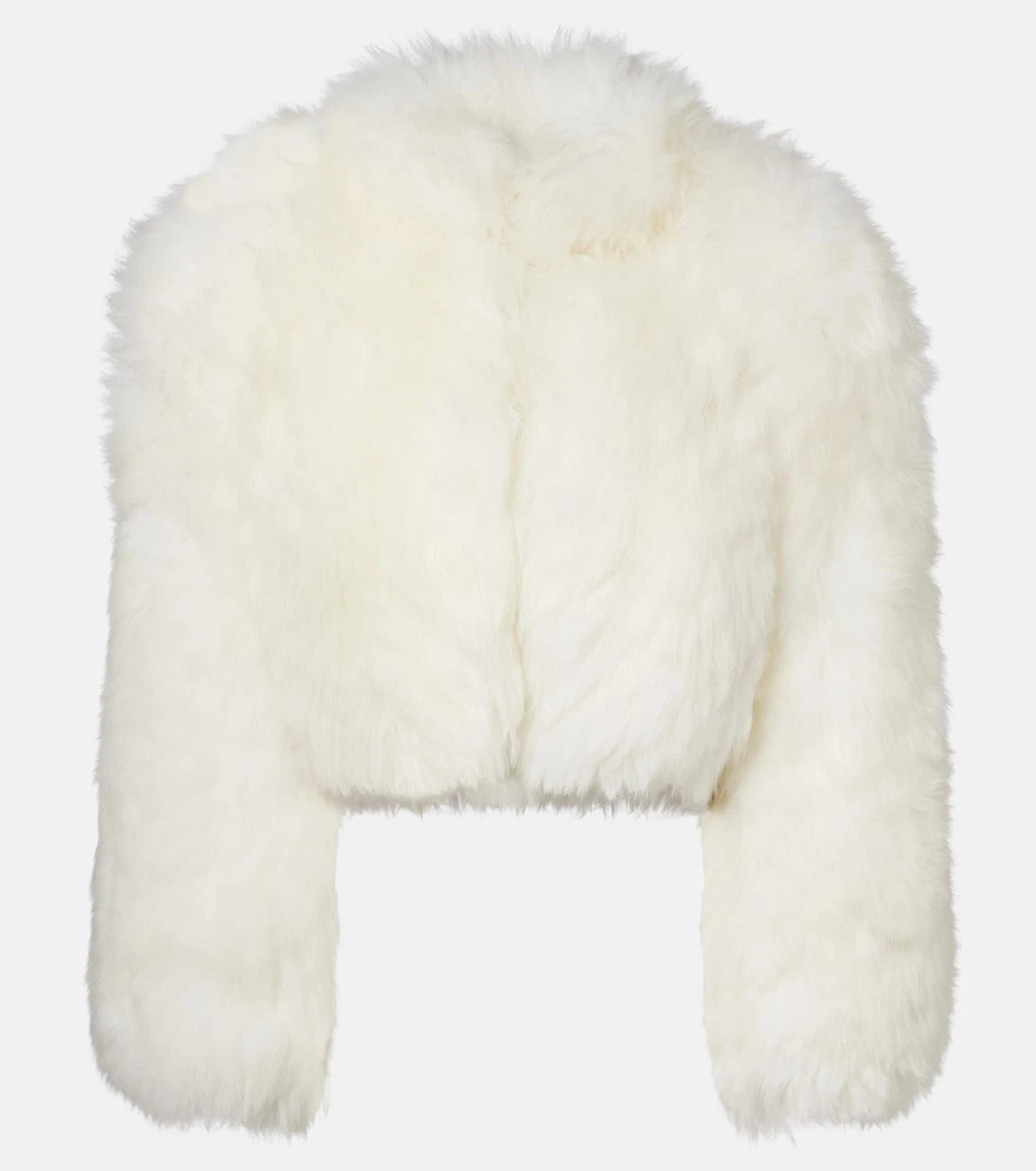 Alaïa - Cropped shearling jacket