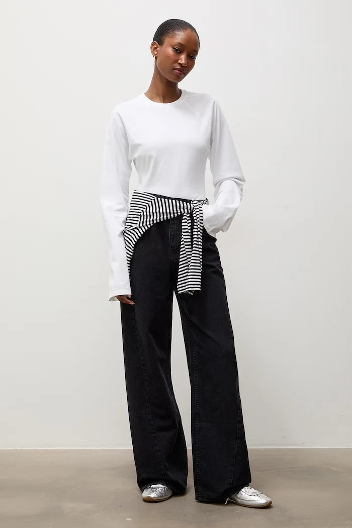 Kadın wide leg jean