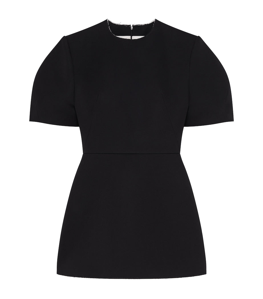 Givenchy Black Wool Mini Dress