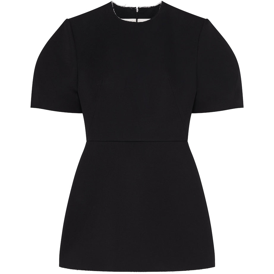 Givenchy Black Wool Mini Dress