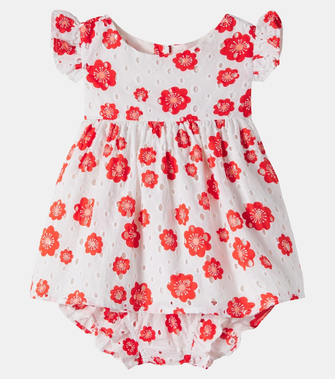 Fábula - Baby cotton dress and bloomers set