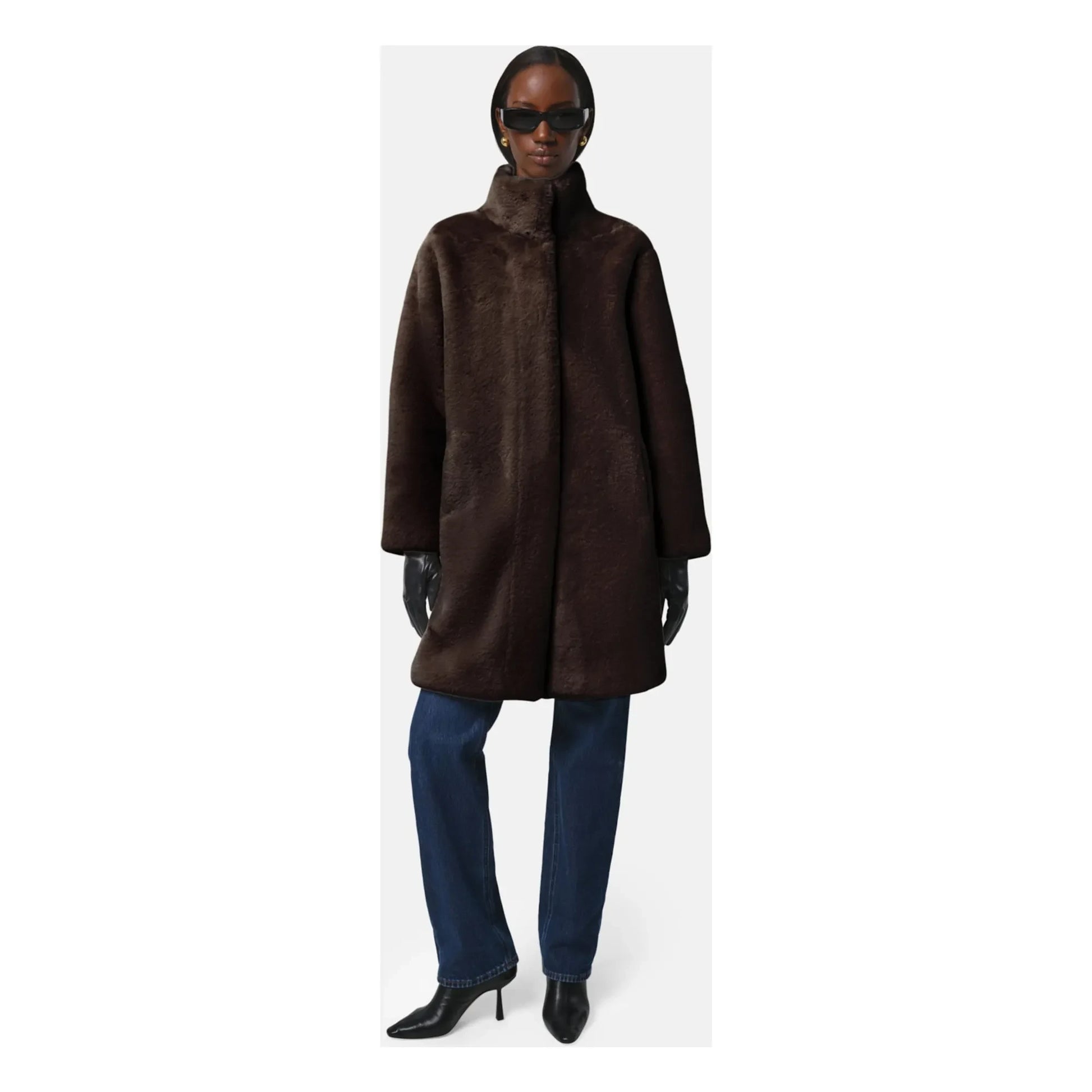 Apparis - Blair Coat Recycled Fiber | Brown