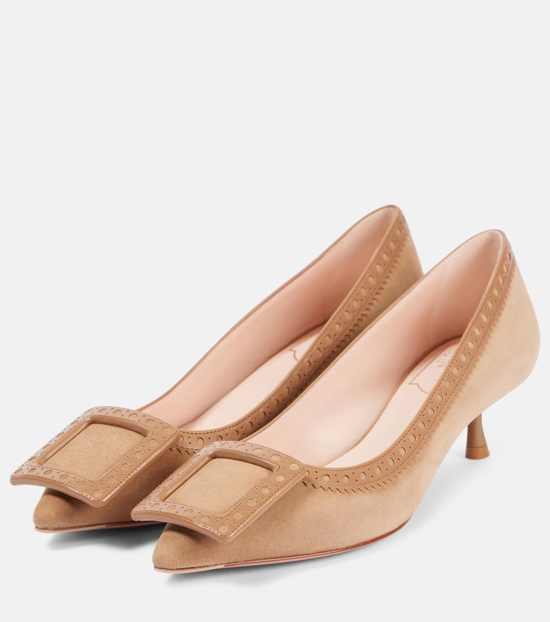 Roger Vivier - Viv' in the City 45 suede pumps