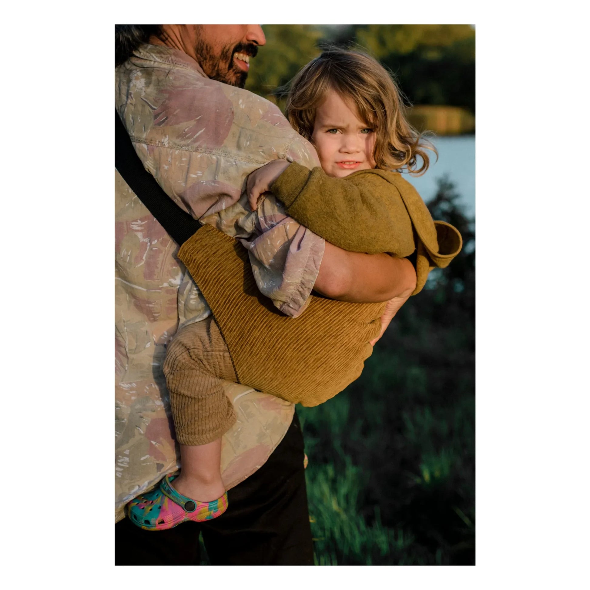 Wildride - Corduroy baby carrier | Camel