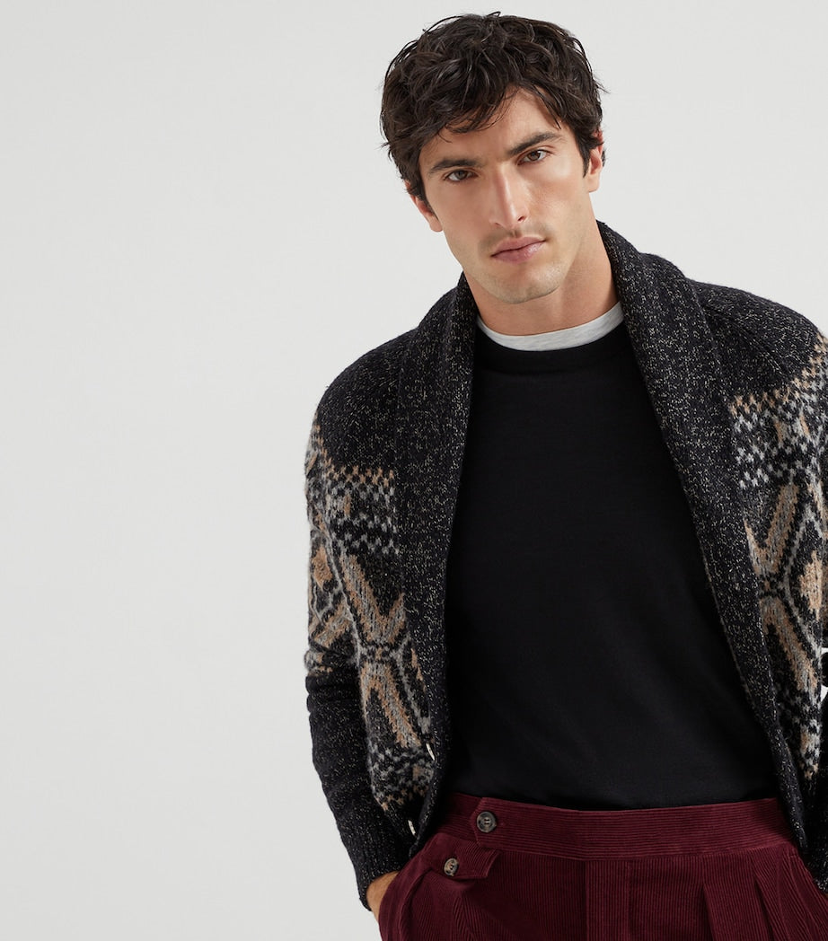 Brunello Cucinelli Black Cashmere Sweater