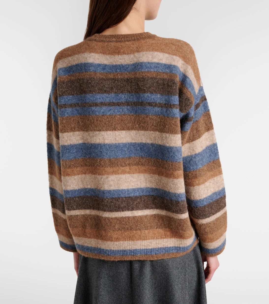 'S Max Mara - Volare striped alpaca-blend sweater