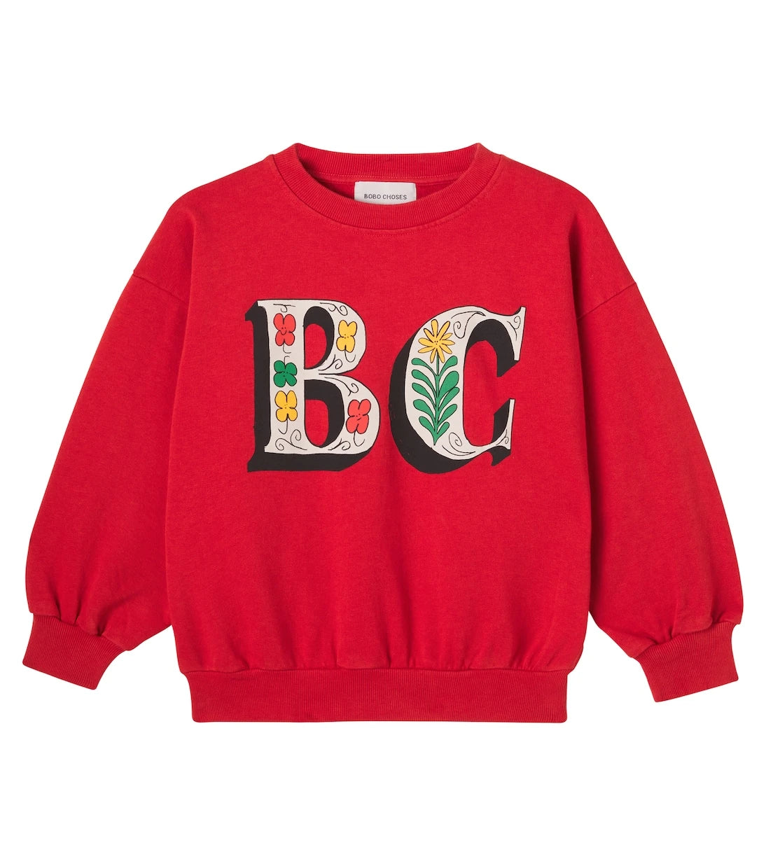 Bobo Choses - سويتشيرت صوف قطني Spring Letters
