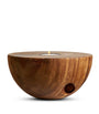 Marchanta Saman Wood Gold-Rim Candle