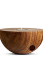 Marchanta Saman Wood Gold-Rim Candle