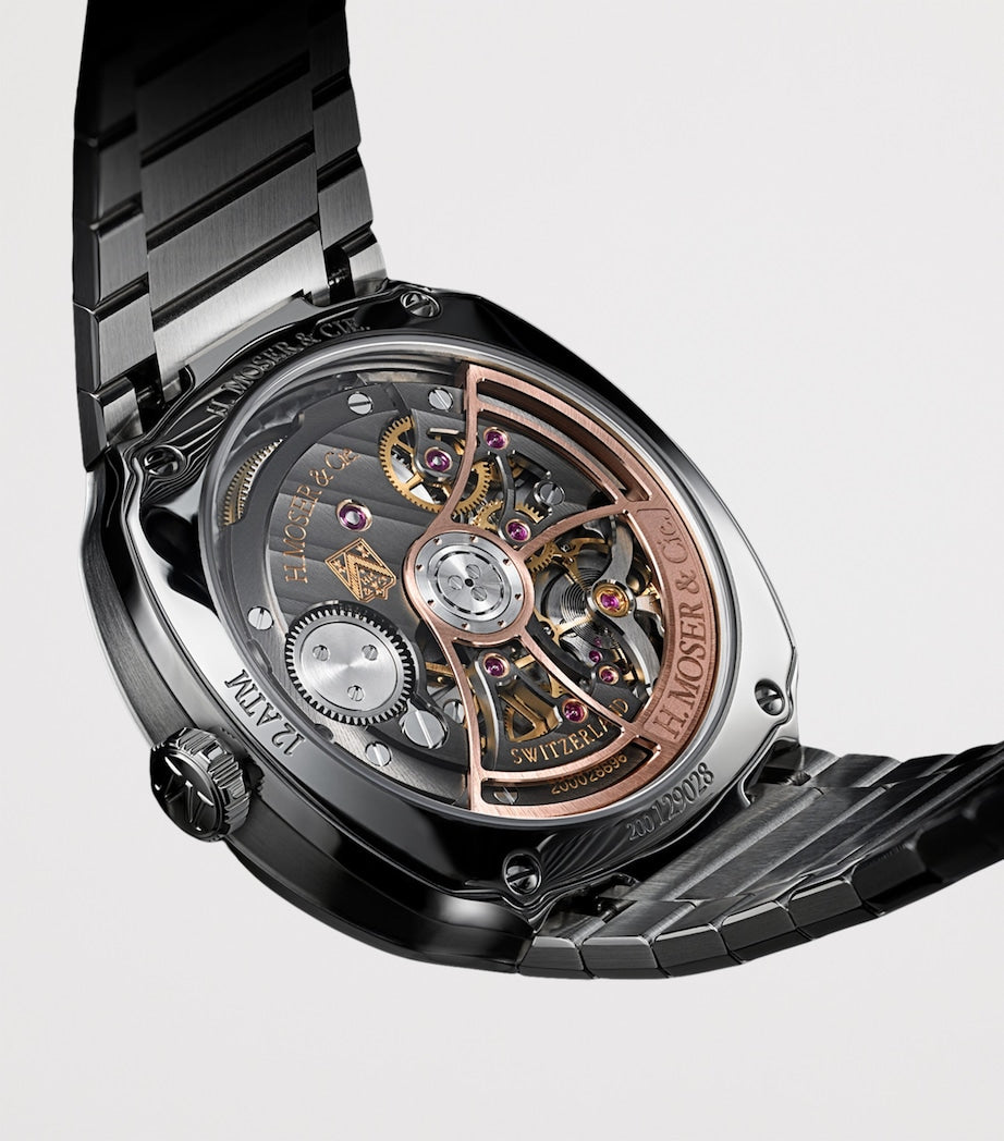 H. Moser & Cie Stainless Steel Streamliner Centre Seconds Watch 40mm