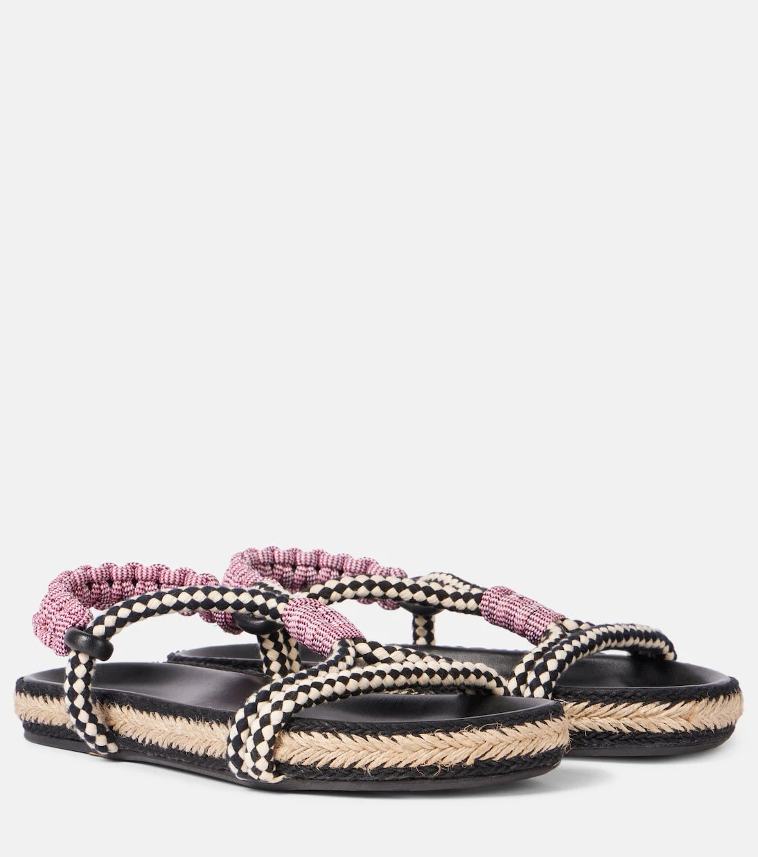 Isabel Marant - Waltee deri espadril sandaletler