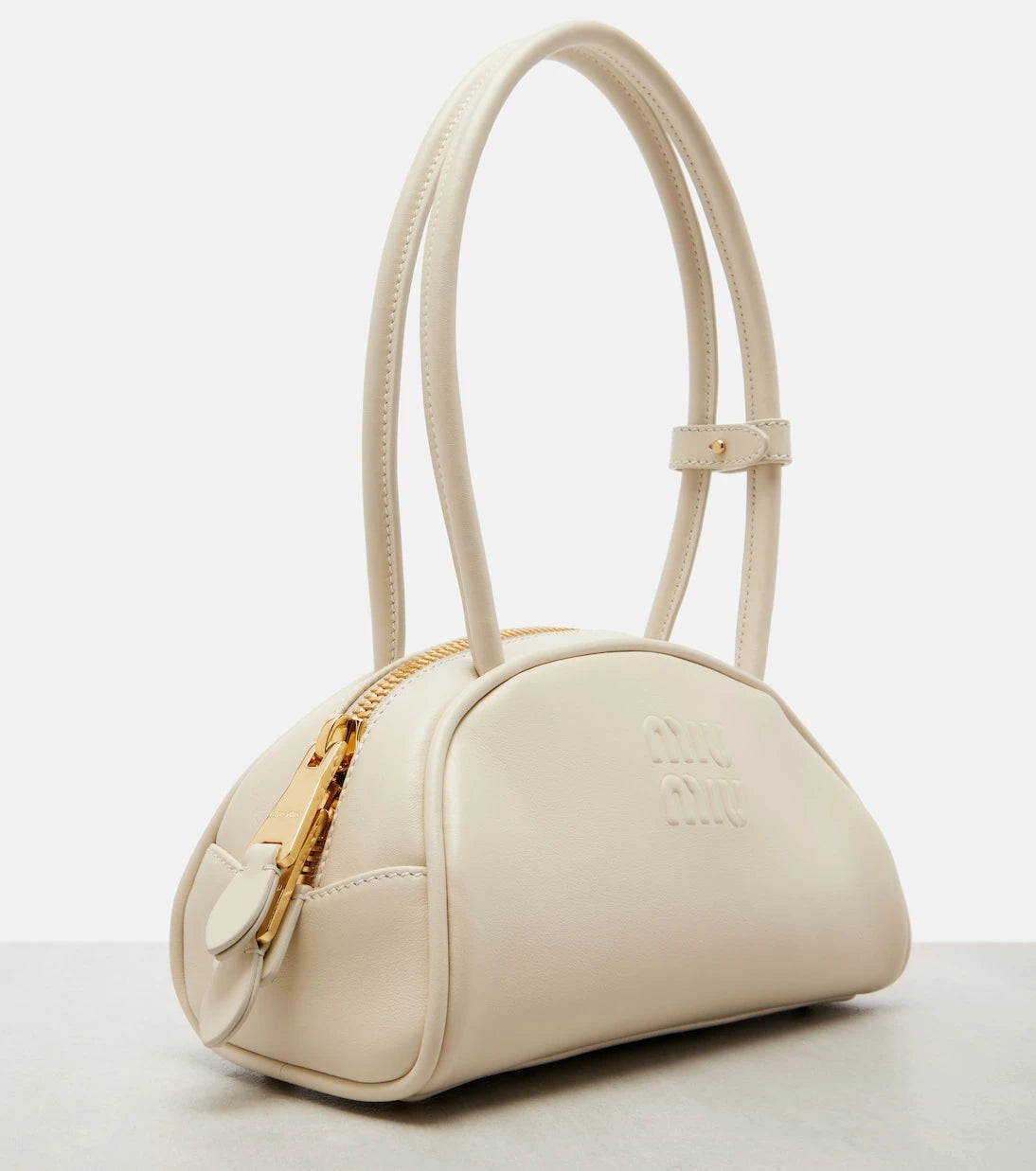 Miu Miu - Beau Small leather bowling bag