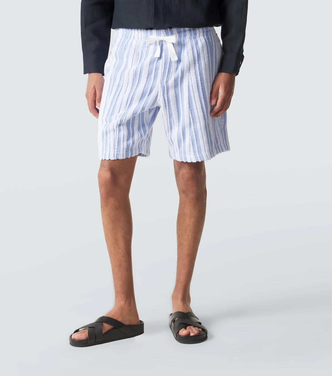 Orlebar Brown - Trevon striped cotton toweling shorts