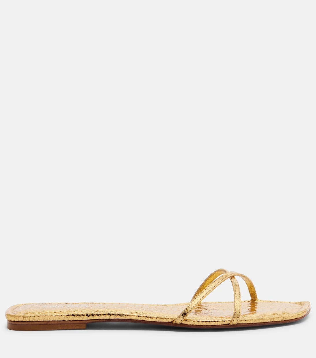 Paris Texas - Biarritz metallic leather sandals