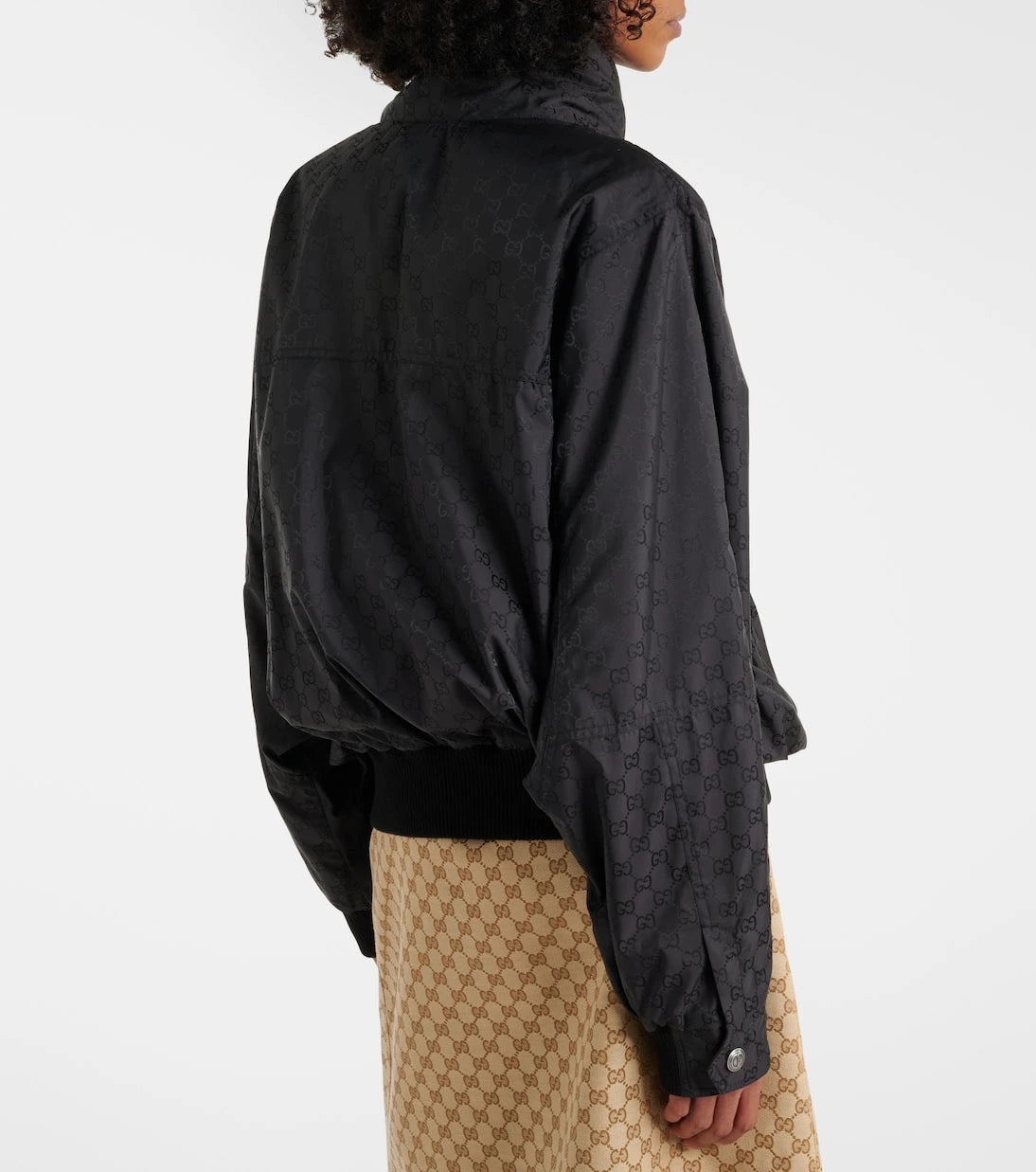 Gucci - GG cotton-trimmed jacket