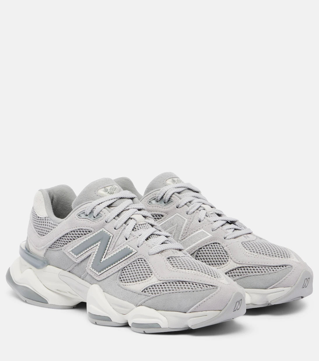 New Balance - 9060 leather-trimmed sneakers