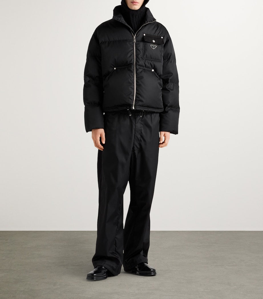 Prada Black Re-Nylon Puffer Jacket