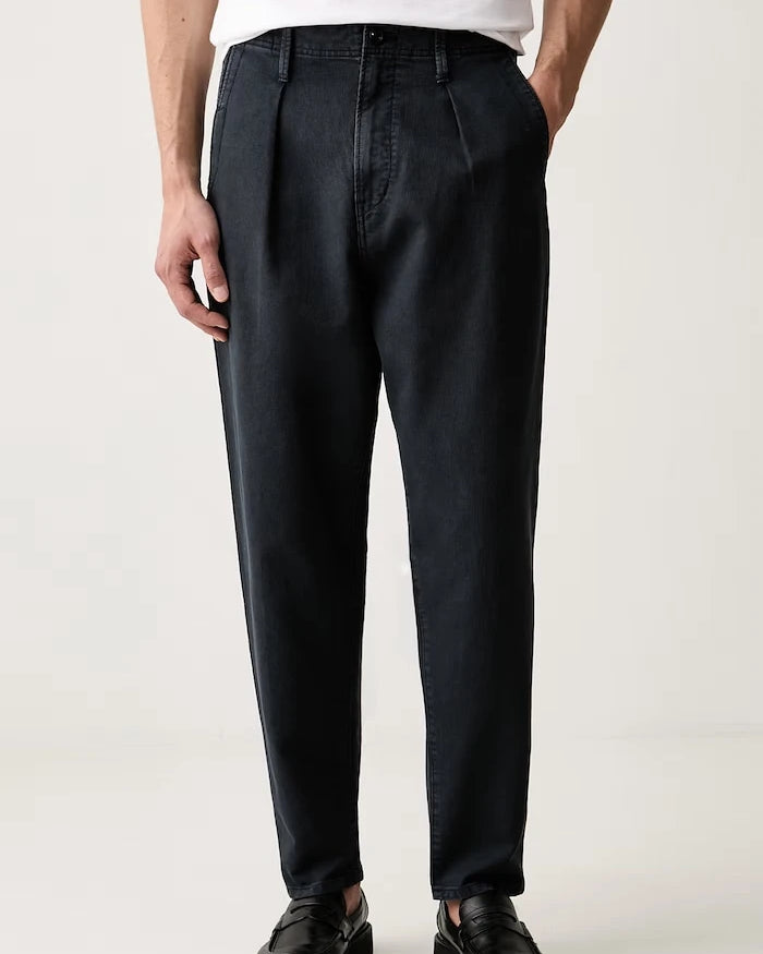G-Star erkek pamuk pantolon Pleated Chino Relaxed Tapered