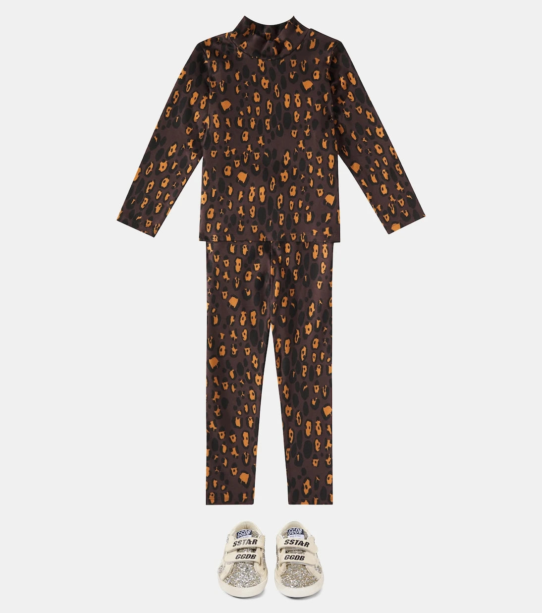 Mini Rodini - Leopard cotton-blend T-shirt