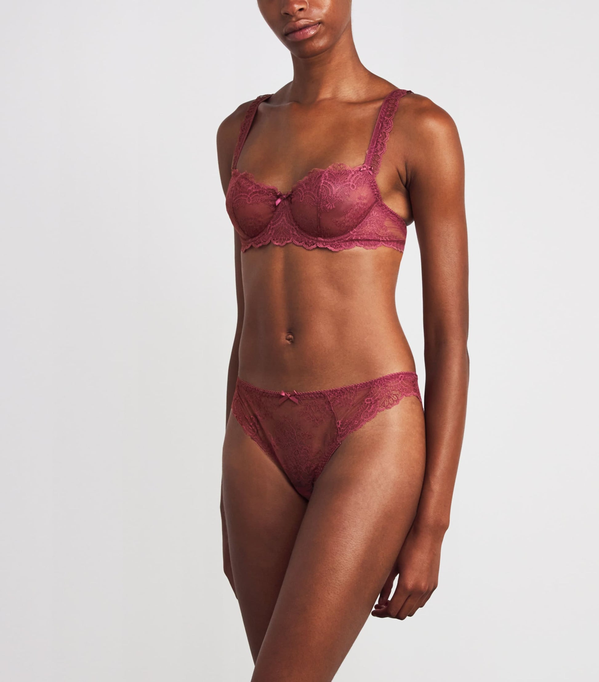 Aubade Pink Lace Danse Des Sans Bikini Briefs