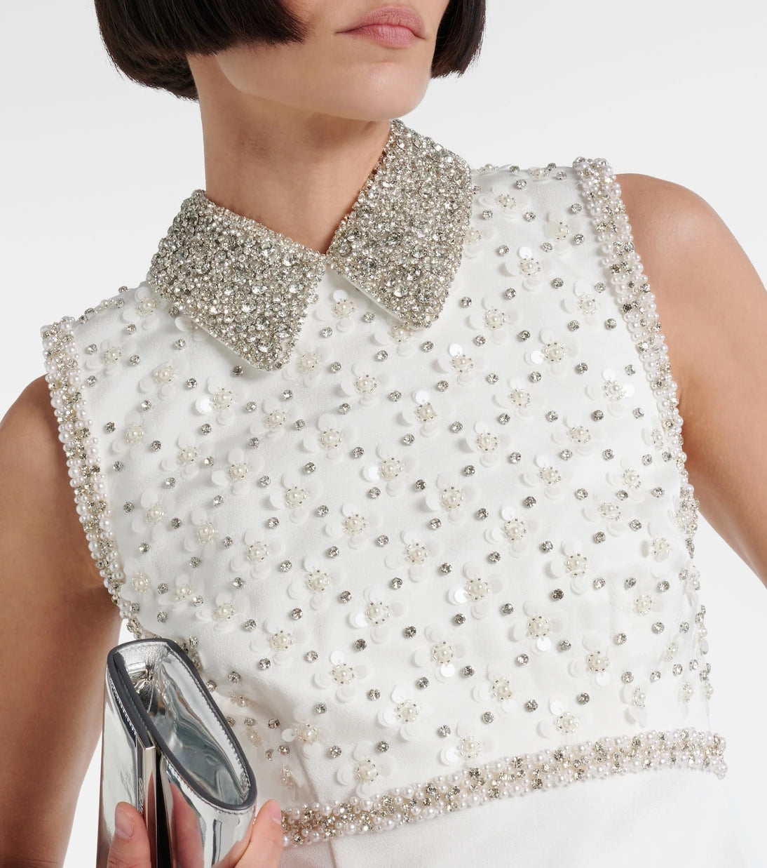 Rebecca Vallance - Bridal Delaney embellished minidress