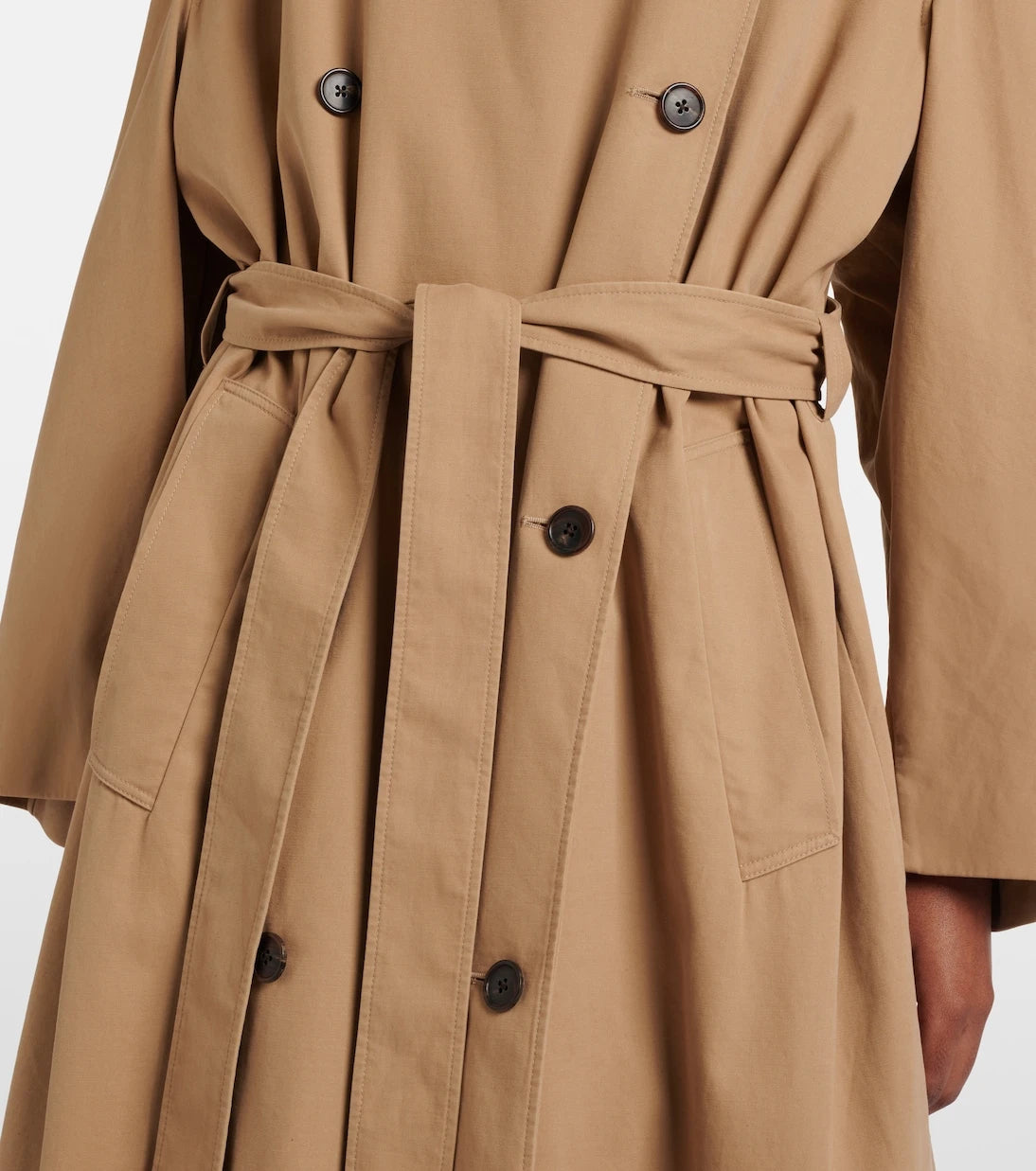 The Row - Dester cotton and cashmere trench coat