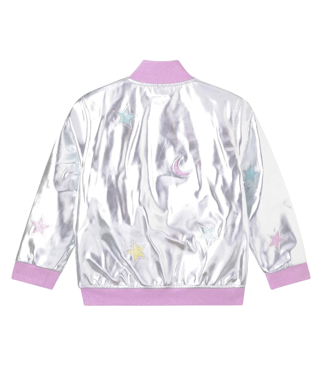 Stella McCartney Kids - Metallic patch-appliqué jacket