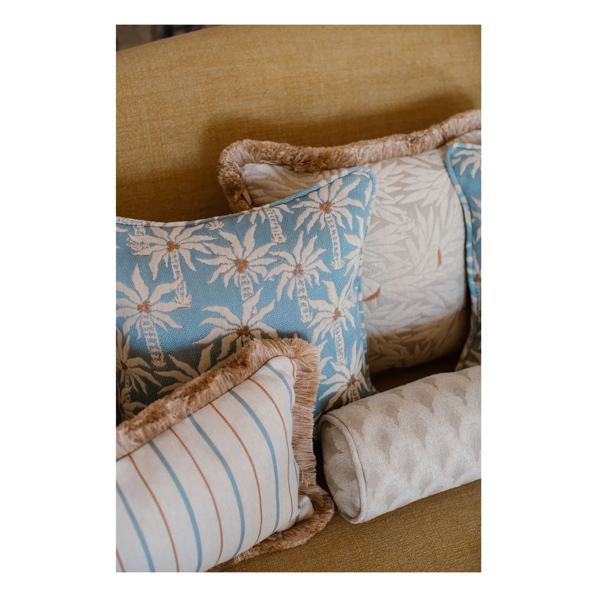 Palais - Laura cushion cover | Ice Blue