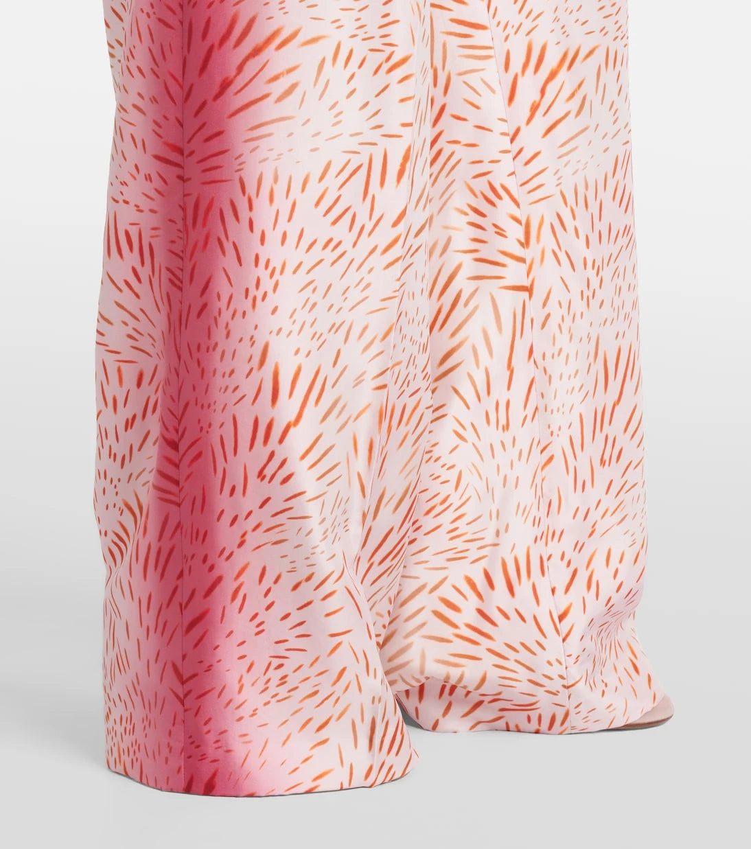 Dries Van Noten - Printed silk wide-leg pants