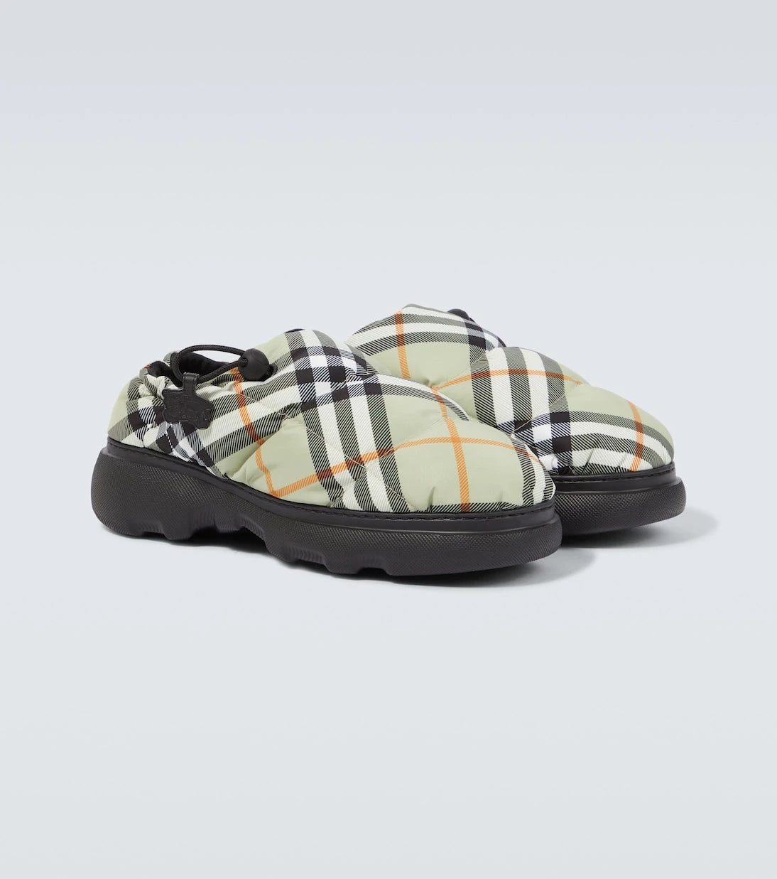 Burberry - Burberry Check quilted mules