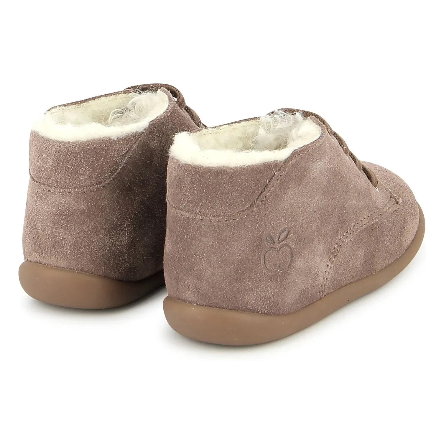 Pom d'Api - Botillons Stand Up Derby Fur | Dusty Pink