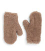 Brown Alpaca-Wool-Silk Gloves