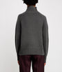Green Wool-Cashmere Sweater