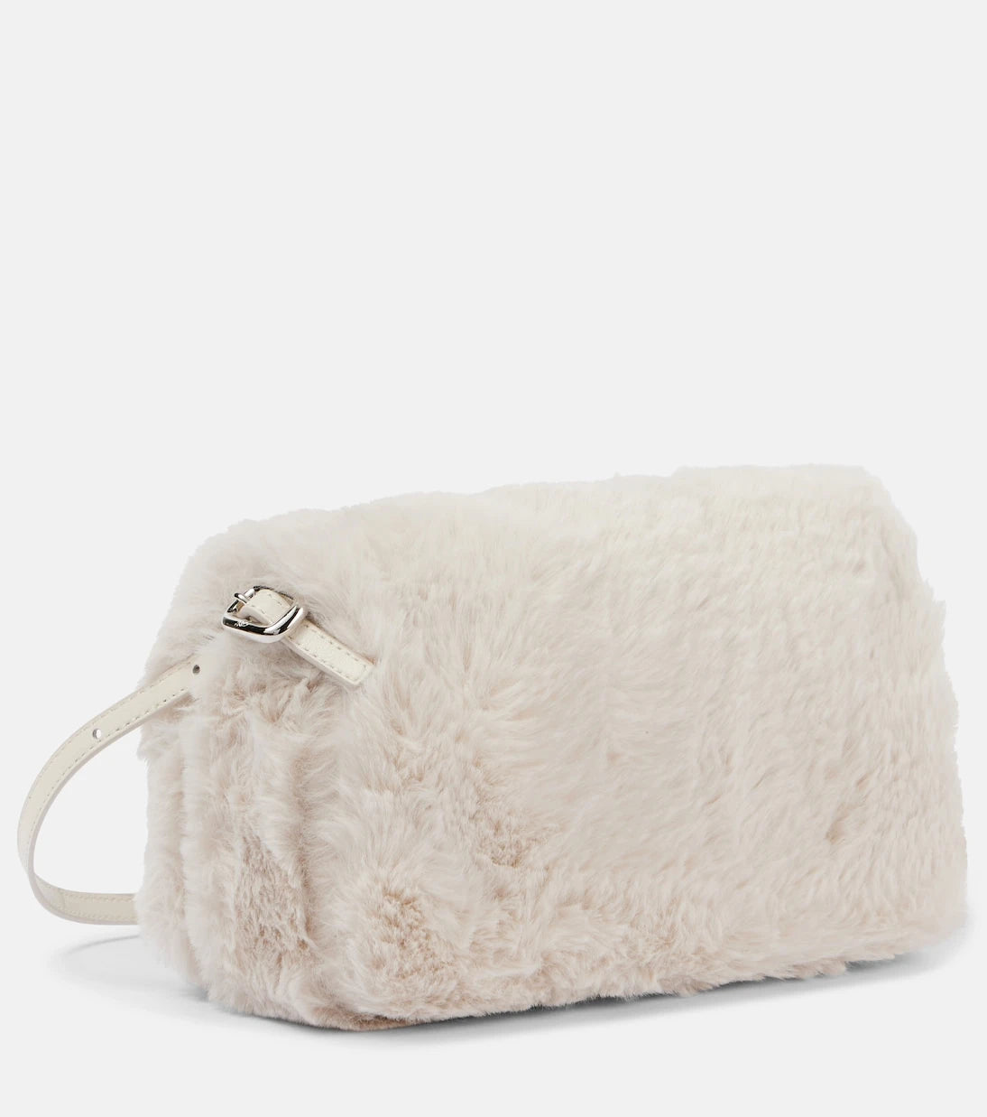 Roger Vivier - Viv Choc embellished faux shearling wallet