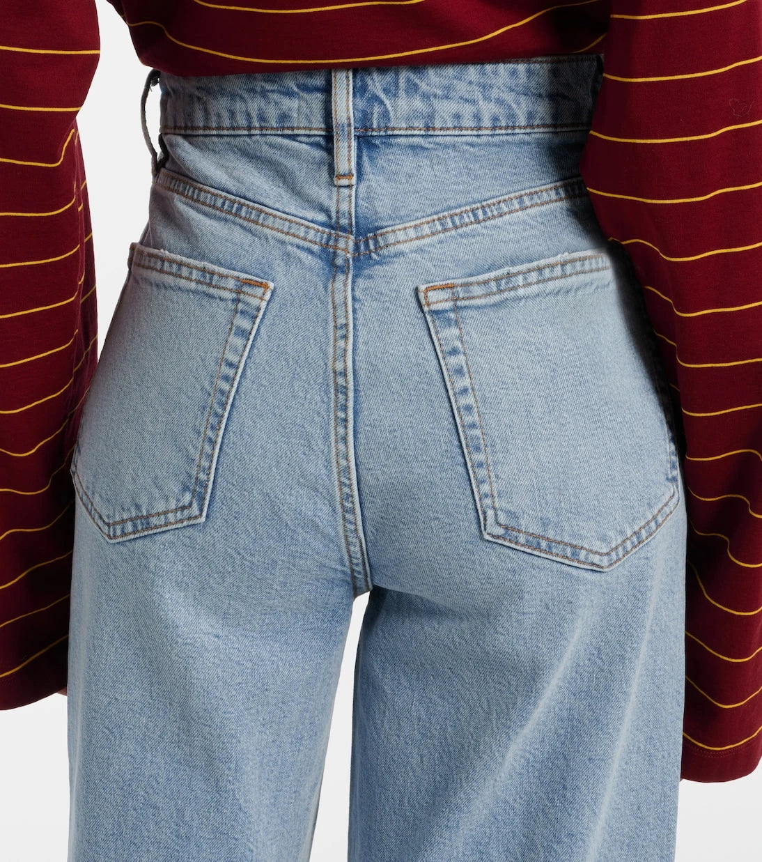 Frame - The Wide high-rise wide-leg jeans