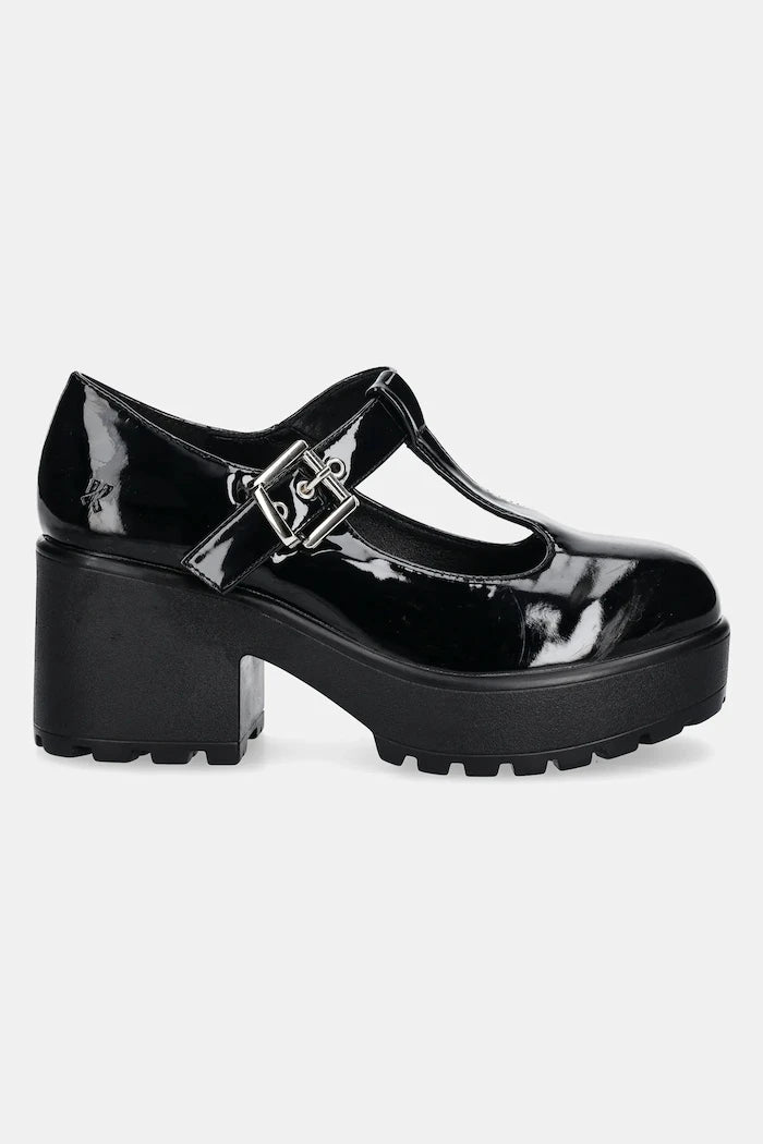 Koi Footwear SAI BLACK MARY JANES ‘PATENT EDITION’ Kalın Topuklu Ayakkabı