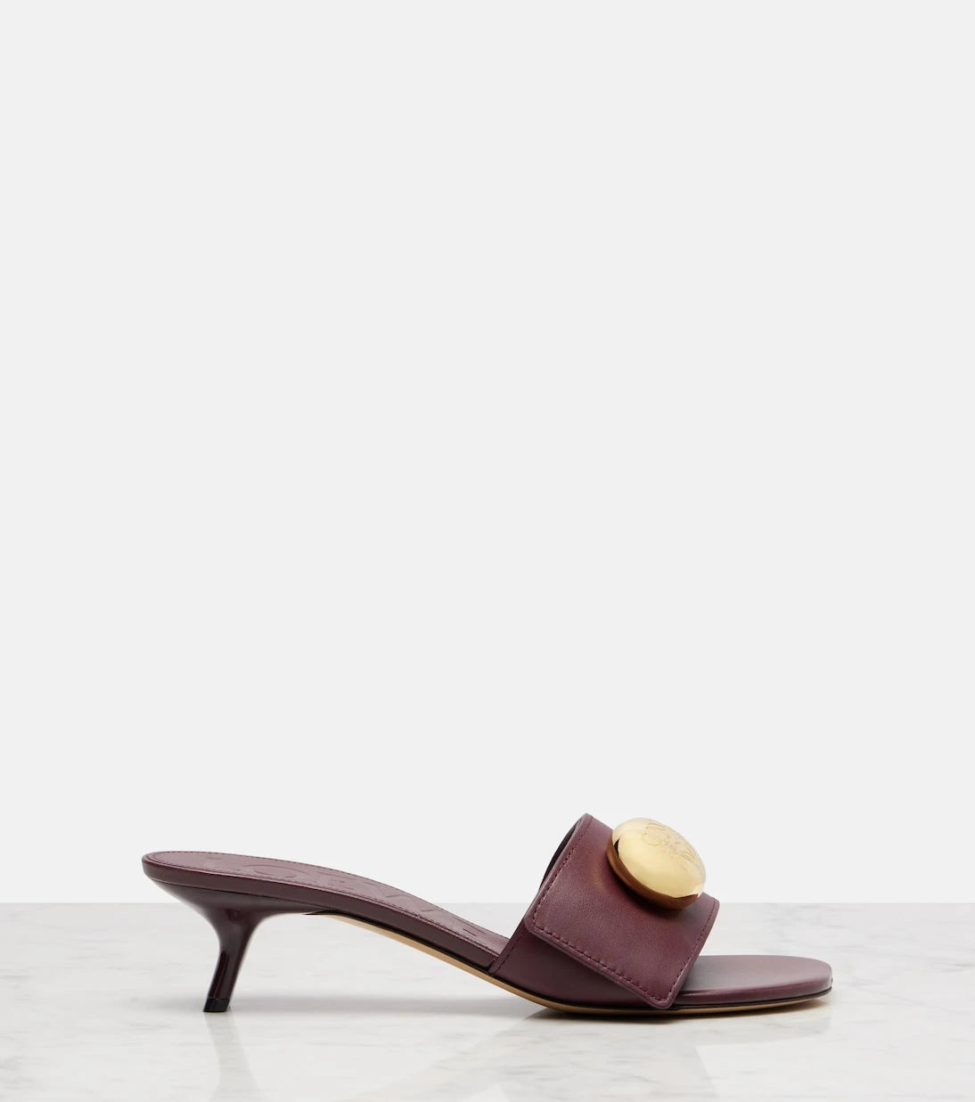Loewe - Anagram leather mules