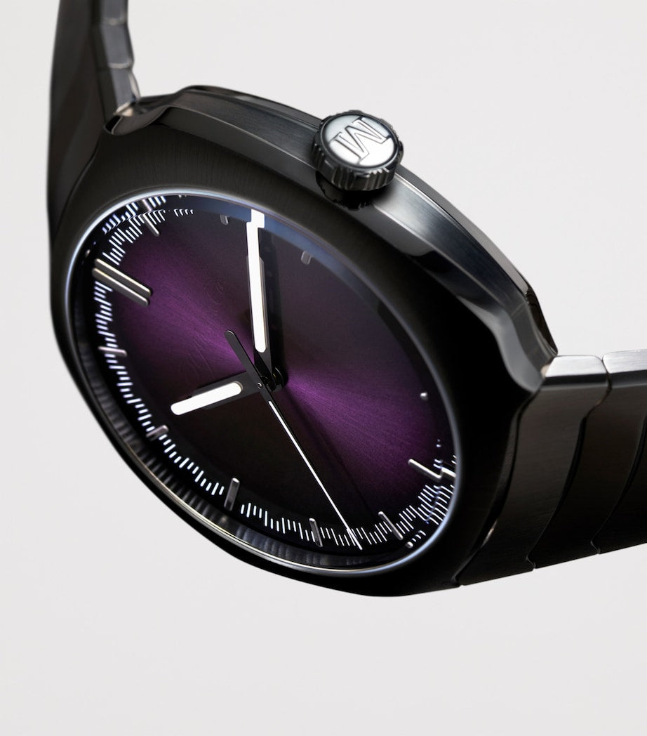 H. Moser & Cie Stainless Steel Streamliner Centre Seconds Watch 40mm