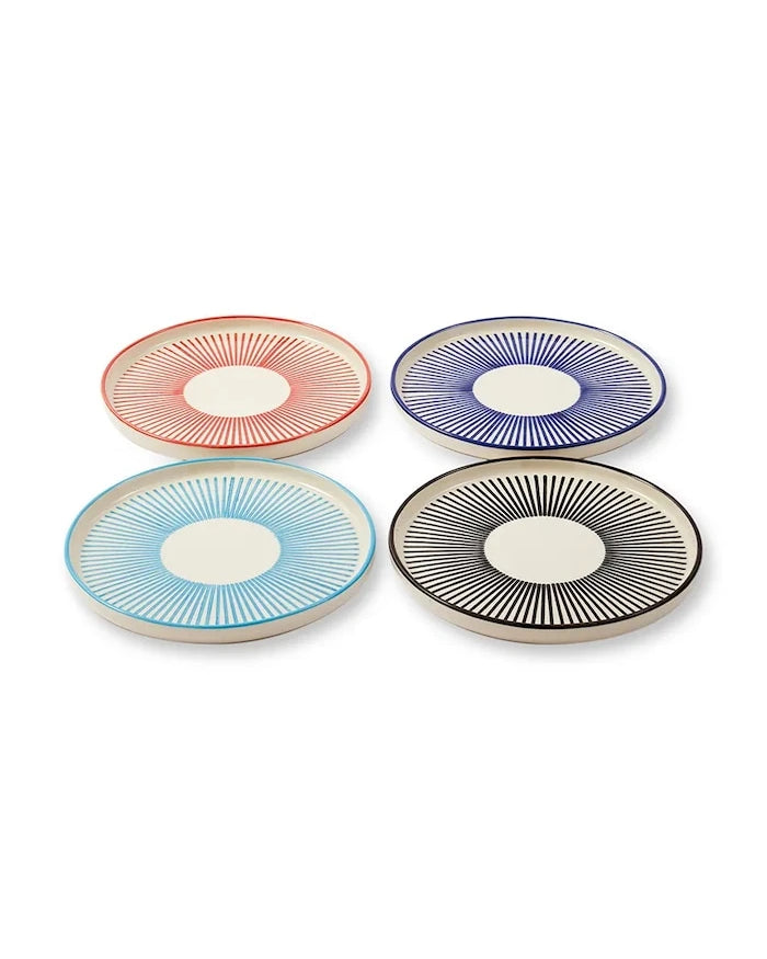 Комплект десертни чинии Pols Potten Handpainted 20 cm (4 броя)