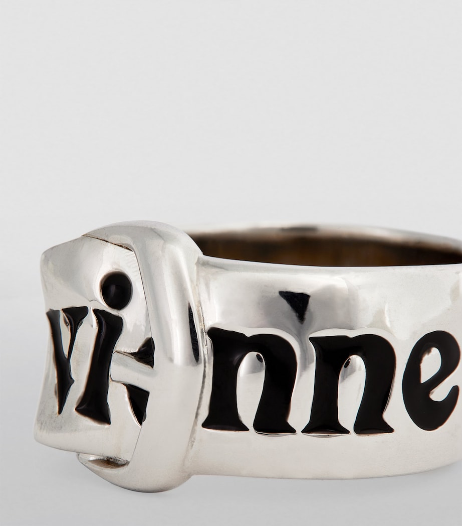 Silver Belt Ring