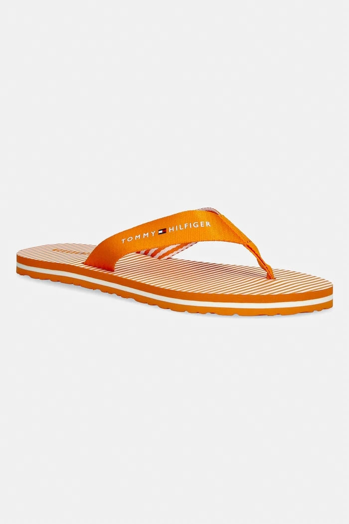 Tommy Hilfiger Kadın Parmak Arası Terlik TH ITHACA STRIPE SUMMER SANDAL