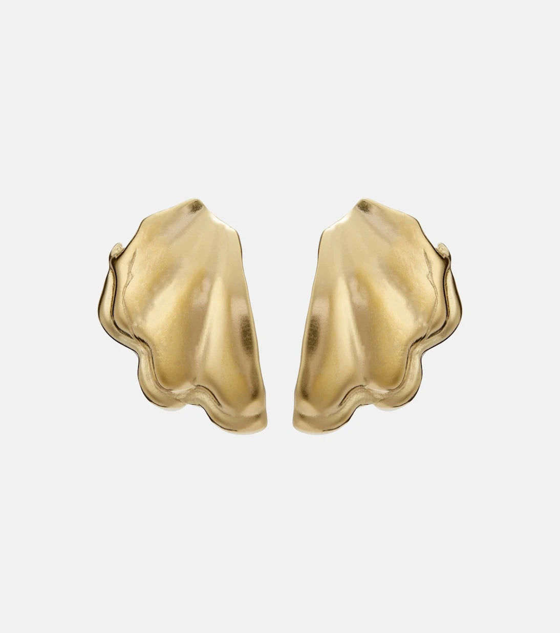 Ysso - Ocean 24kt gold-plated earrings