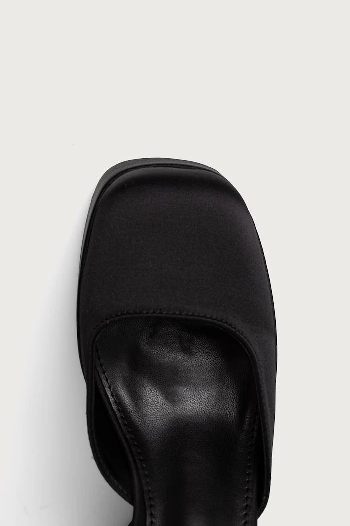 Gilda Satin Platform Jewel Topuklu Ayakkabılar