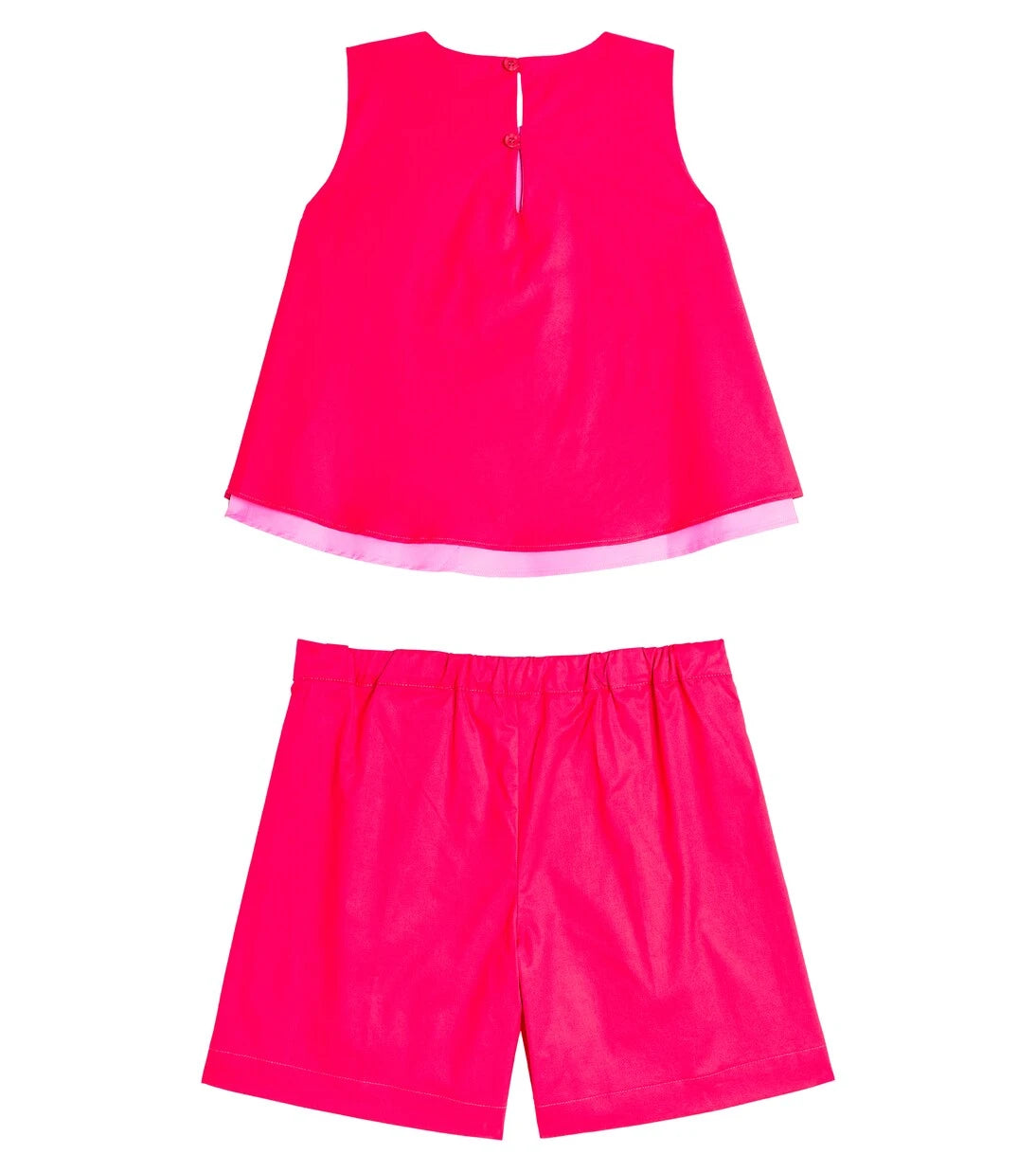 Il Gufo - Cotton-blend top and shorts set