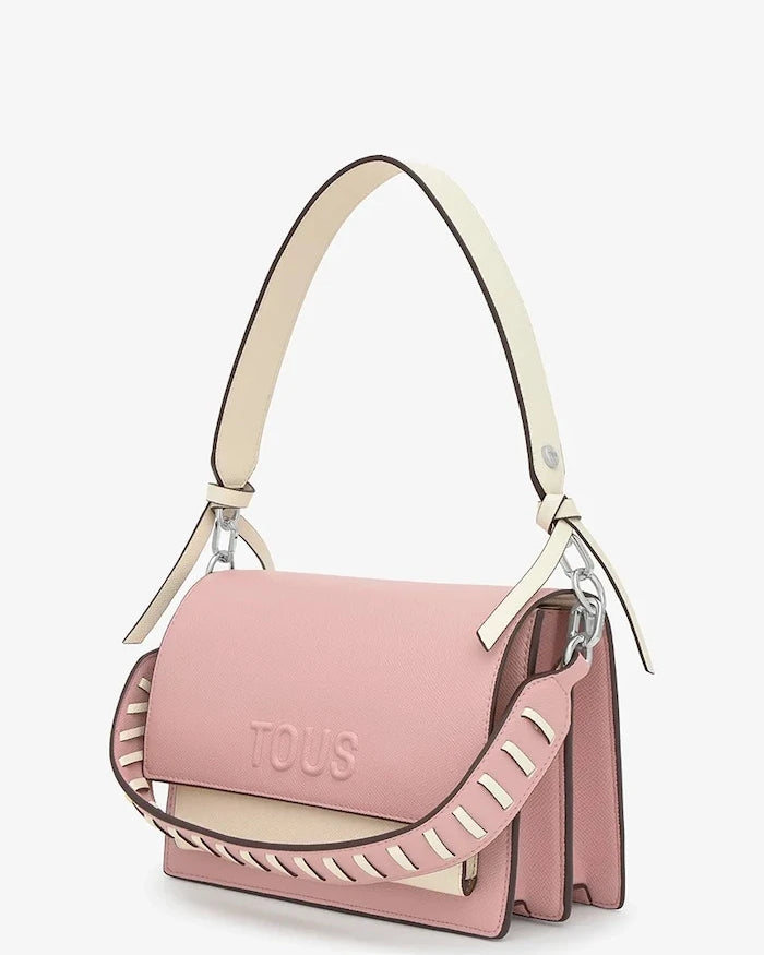 Tous kadın crossbody çanta, suni deriden