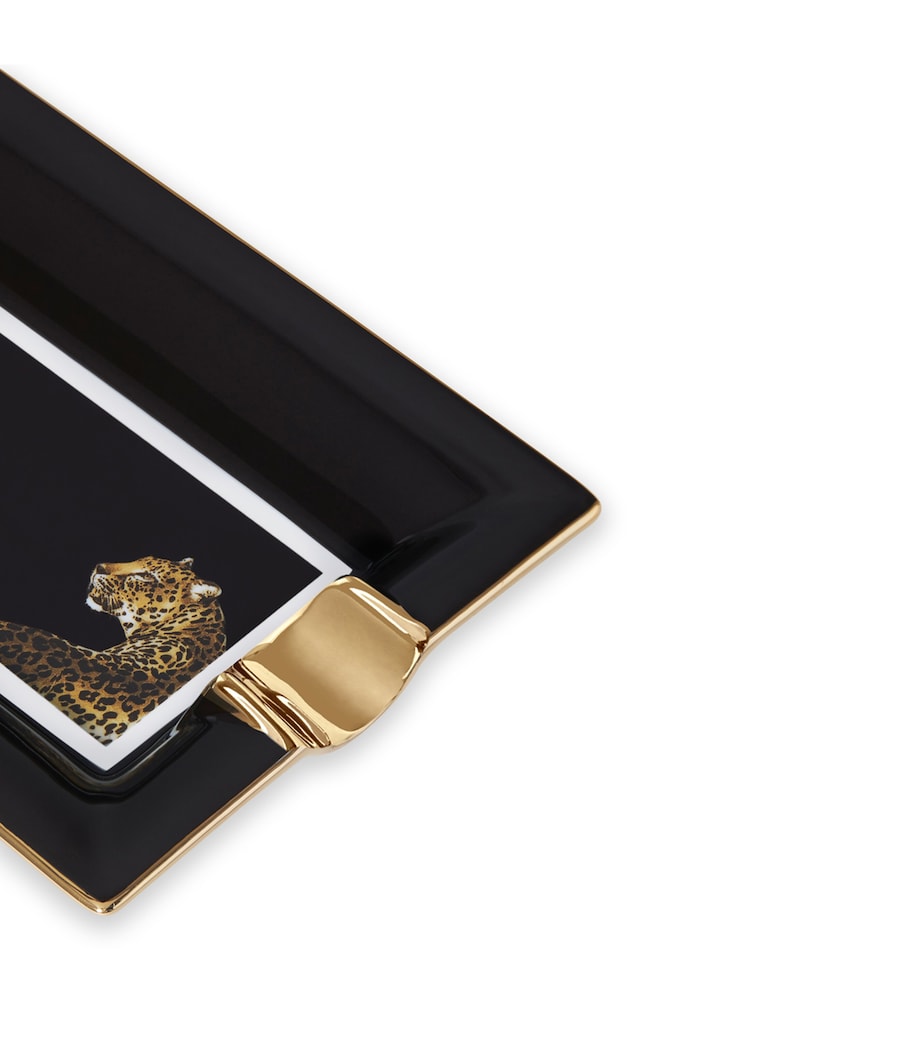 Dolce & Gabbana Casa Porcelain Leopard Ashtray