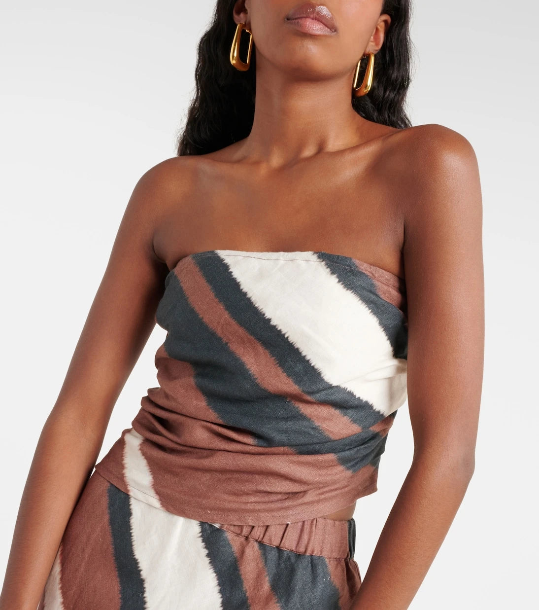 Faithfull - Setubal striped linen tube top