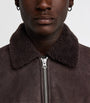 Rag & Bone Brown Shearling-Collar Jacket