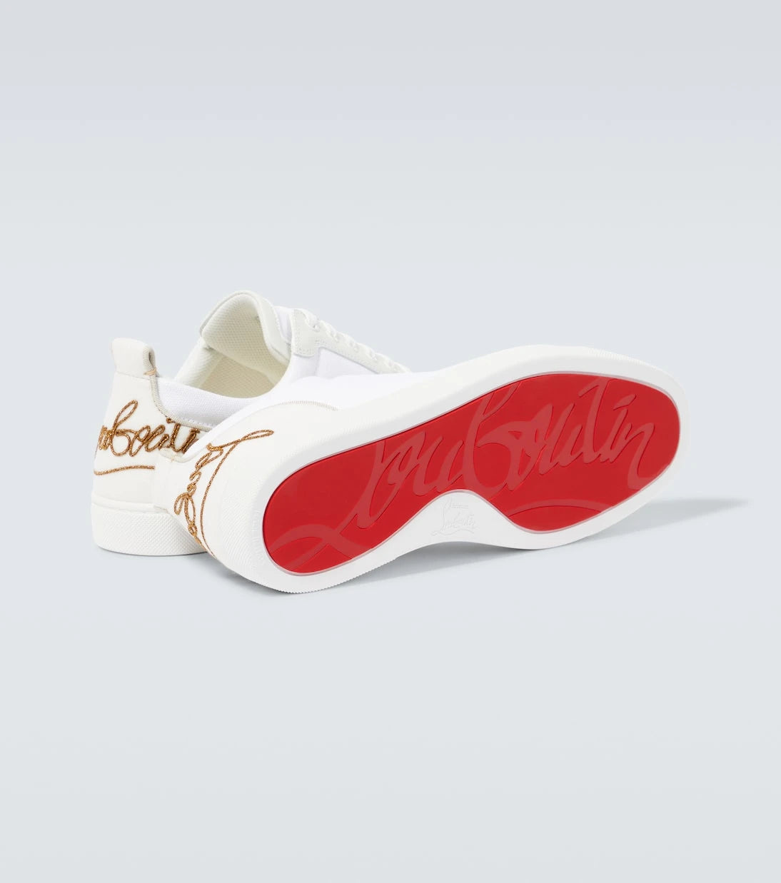 Christian Louboutin - Fun Louis Junior leather sneakers