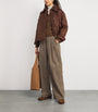 Barbour Multi Wool Tweed Sophia Wide-Leg Trousers
